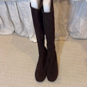 Battani Women's Brown Knee-High Boots 5.5-6